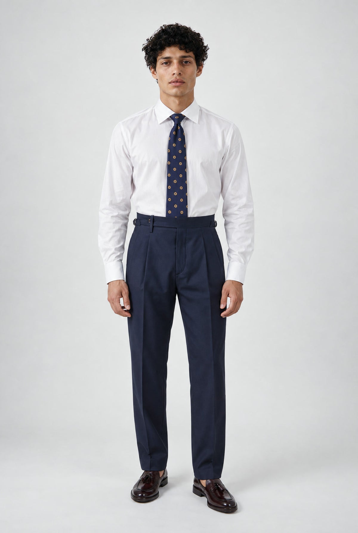 Pantalone Abito SETTANTA Rifinito 2 Pinces - Blue - SETTANTA