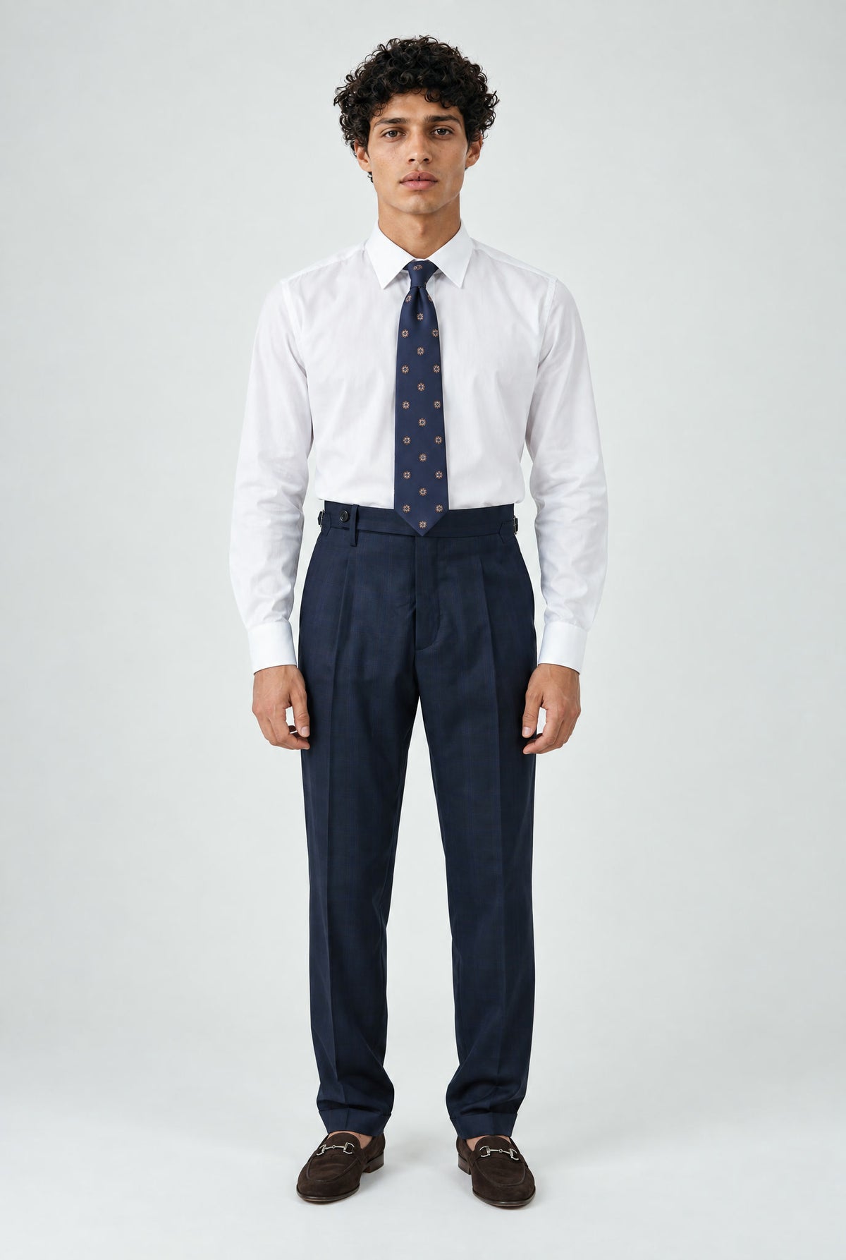 Pantalone Abito SETTANTA Rifinito 2 Pinces - Blue Finestrato - SETTANTA