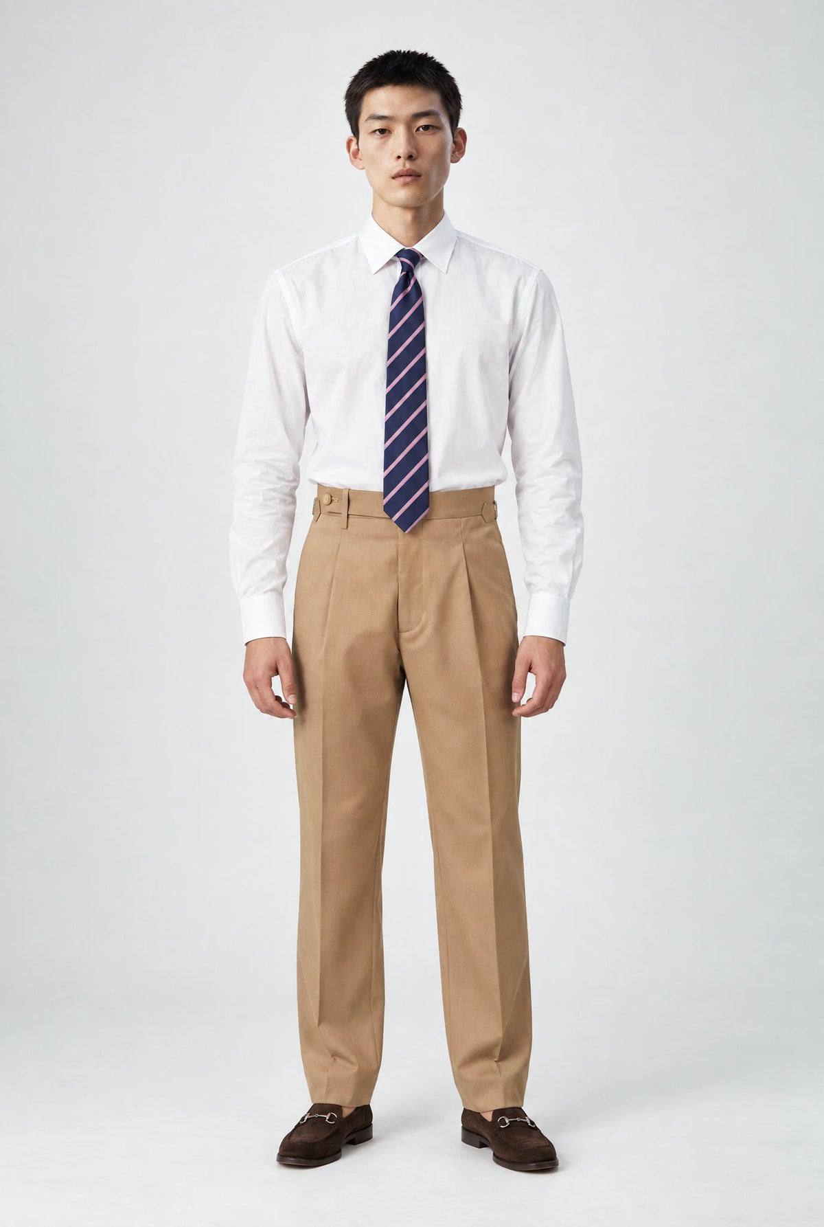 Pantalone Abito SETTANTA Rifinito 2 Pinces - Cammello - SETTANTA