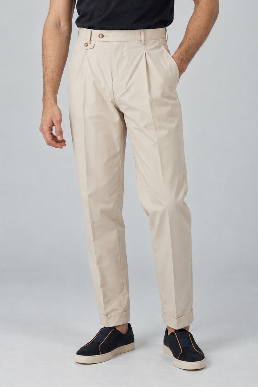Pantalone FUMIO Tekniko - Beige - SETTANTA