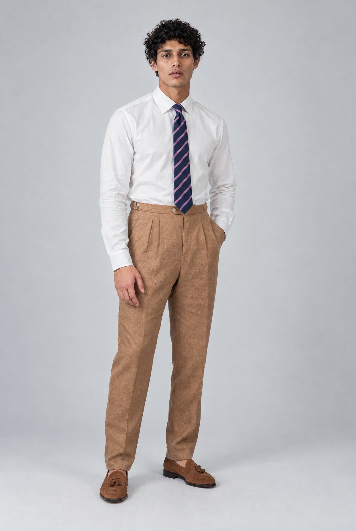 Pantalone GEKKO Rifinito - Lino Beige - SETTANTA