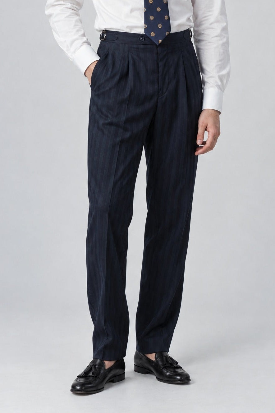 Pantalone GEKKO Rifinito - Blue Herringbone - SETTANTA