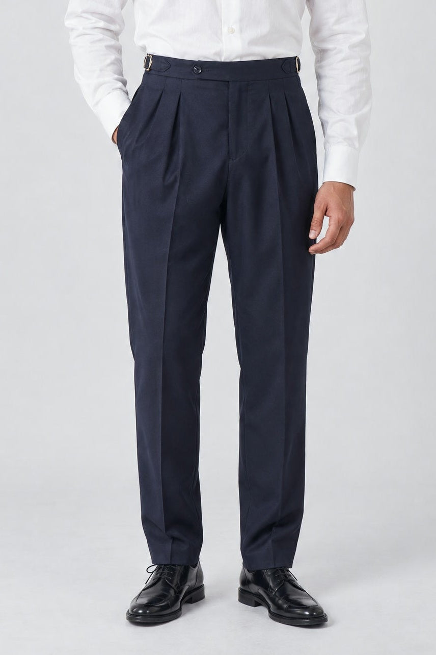 Pantalone KEGO Rifinito 2 Pinces - Blue - SETTANTA
