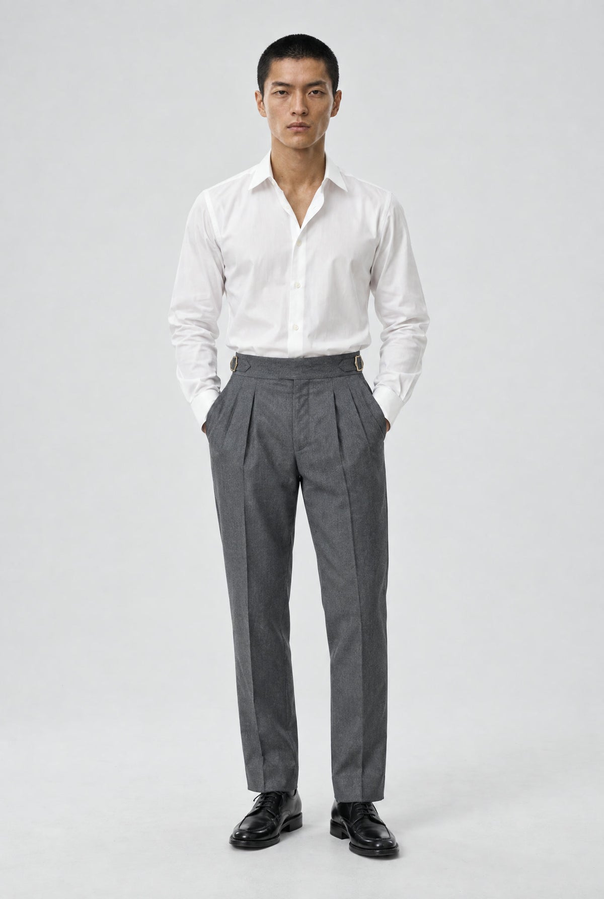 Pantalone KEGO Rifinito 2 Pinces - Grigio - SETTANTA