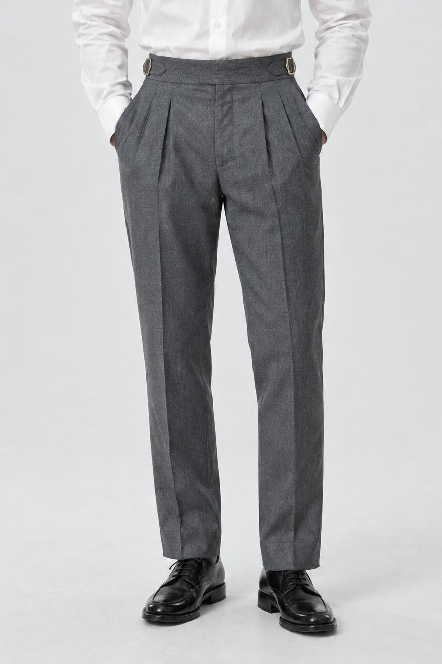 Pantalone KEGO Rifinito 2 Pinces - Grigio - SETTANTA