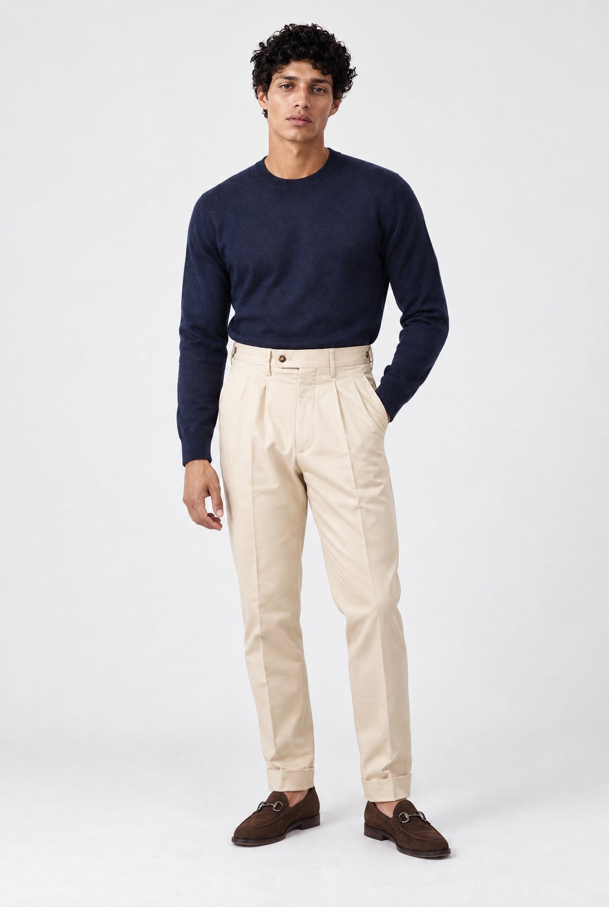 Pantalone SOUTA - Crema - SETTANTA
