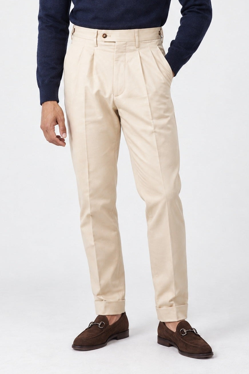 Pantalone SOUTA - Crema - SETTANTA