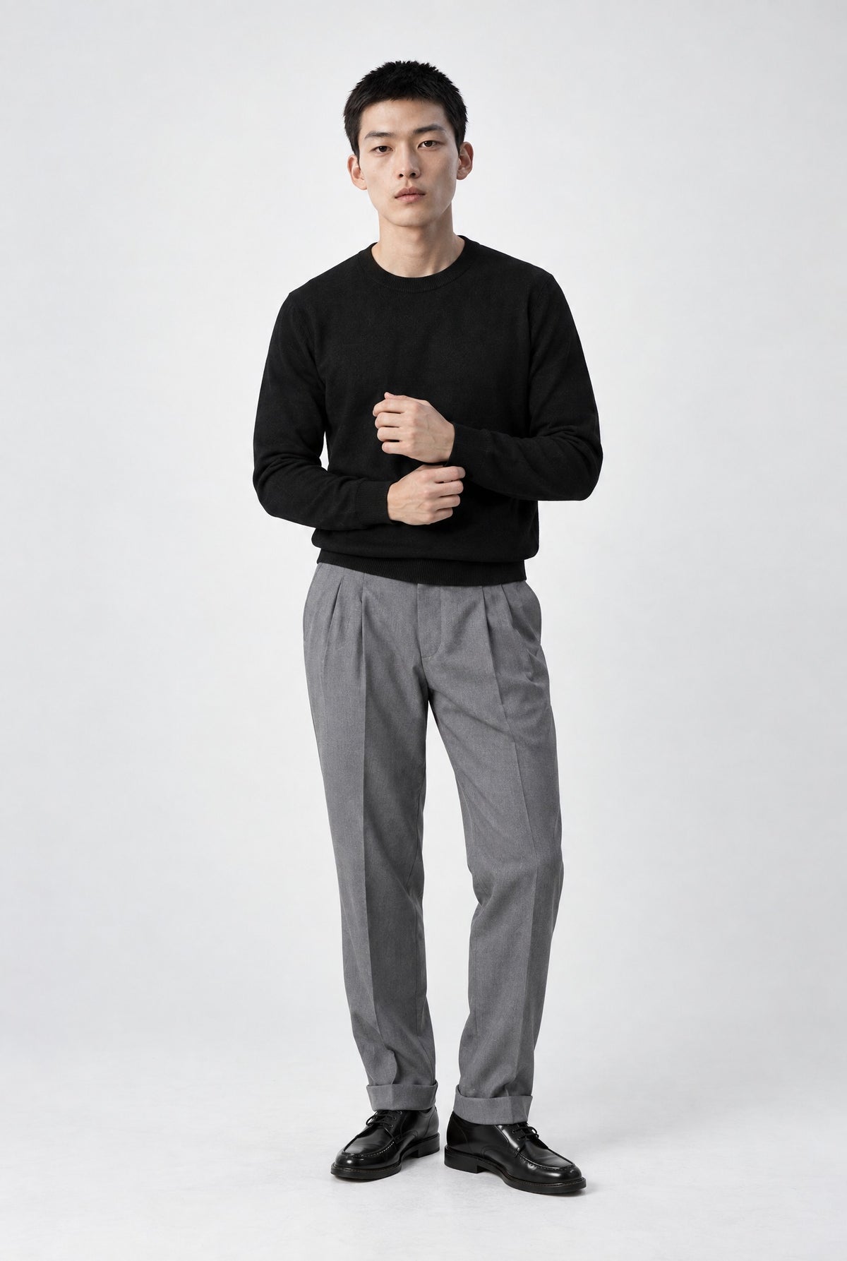 Paricollo UNKEI Lambswool Extrafine - Nero - SETTANTA