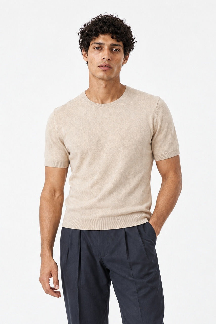 T-Shirt SAKURA Maglia - Sabbia - SETTANTA