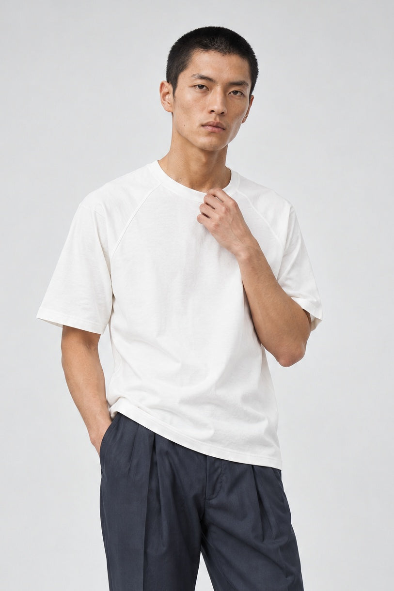 T-Shirt SPORT TEE Raglan - Bianco - SETTANTA