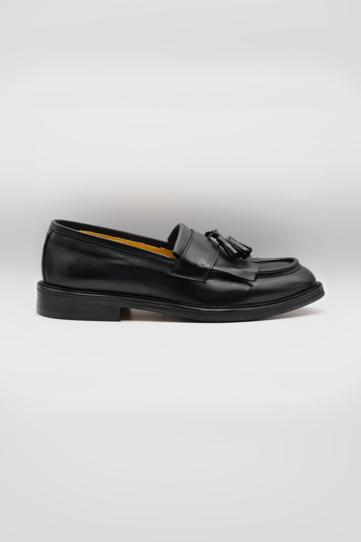 Mocassino FRANGIA & BENDA Vitello Nero - SETTANTA